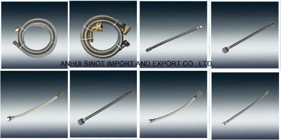 1/2"Fip X 3/8"Comp X 12" Stainless Steel Braid Tube (inner pipe innocuous PVC)