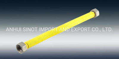Coated Flexible Extensible Pipes for Gas
