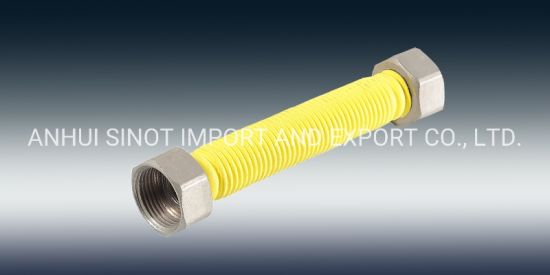 Coated Flexible Extensible AISI304/316L Pipe Used for Gas
