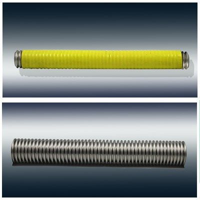 Dn40 2" Corrugated Stainless Steel Coated Hose for Gas